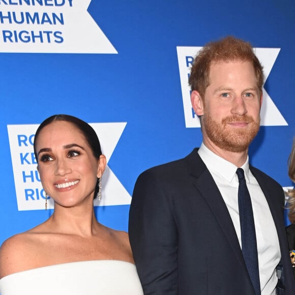 Le prince Harry et Meghan Markle - Photocall de la soirée de gala Robert F Kennedy Human Rights à New York le 6 décembre 2022.