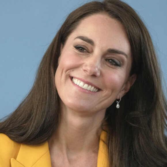 Catherine (Kate) Middleton, princesse de Galles, lors d'une visite au centre communautaire Percy à Bath, le 16 mai 2023. Cette visite a pour but de rencontrer les jeunes soutenus par l'organisme de bienfaisance, "Dame Kelly Holmes Trust Youth Development". 