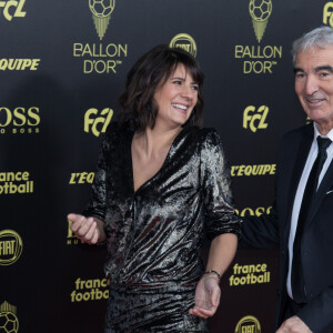 Raymond Domenech et sa femme Estelle Denis - Cérémonie du Ballon d'Or 2019 à Paris le 2 décembre 2019. © Jeremy Melloul/Bestimage