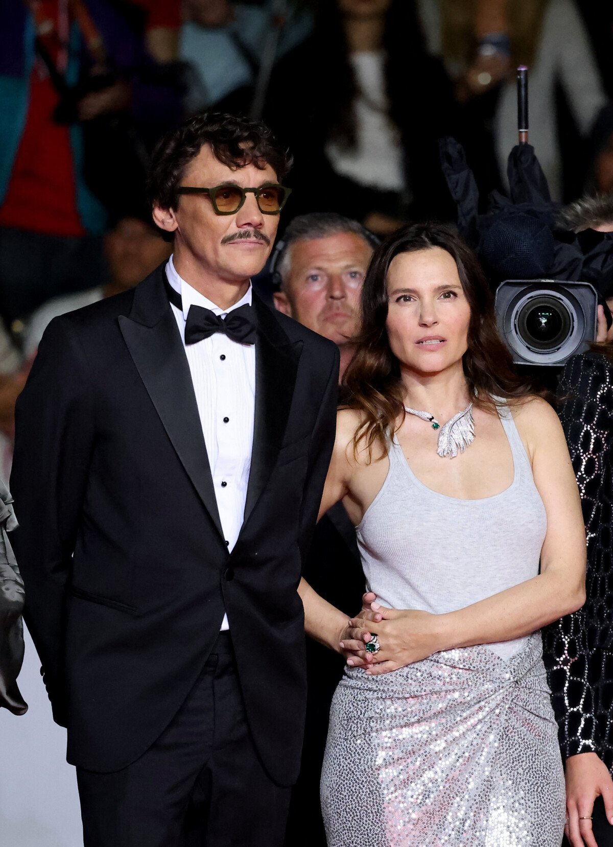 Photo : Cédric Appietto, Virginie Ledoyen - Montée des marches du film