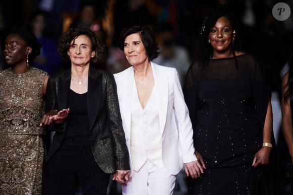 Suzy Bemba, Elizabeth Perez, Catherine Corsini, Aissatou Dialo Sagna - Montée des marches du film « Le retour (Homecoming) » lors du 76ème Festival International du Film de Cannes, au Palais des Festivals à Cannes. Le 17 mai 2023 © Jacovides-Moreau / Bestimage