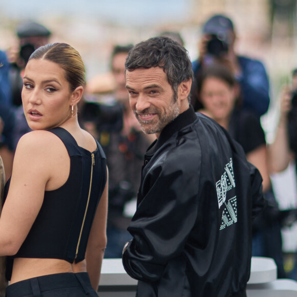 Paul Kircher, Adèle Exarchopoulos, Romain Duris au photocall de "Le règne animal" lors du 76ème Festival International du Film de Cannes, le 18 mai 2023. © Jacovides/Moreau/Bestimage 