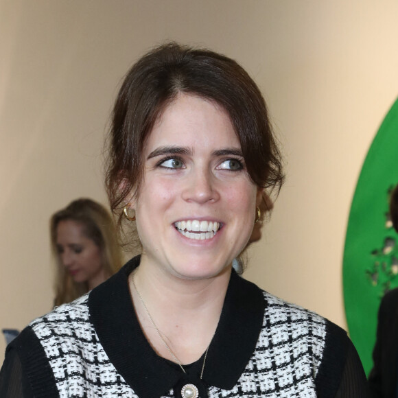 La princesse Eugenie d'York - Vernissage de l'exposition "Paris + par Art Basel" lors de la foire d'art moderne et contemporain au Grand Palais Ephémère à Paris le 19 Octobre 2022. © Bertrand Rindoff / Bestimage 