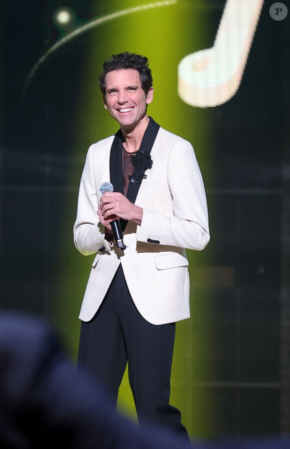 Exclusif - Mika - Enregistrement de l'émission "Le gala des Pièces Jaunes, le concert événement" au Zenith de Paris, diffusée le 28 janvier sur France 2. Le 25 janvier 2023 © Dominique Jacovides / Bestimage