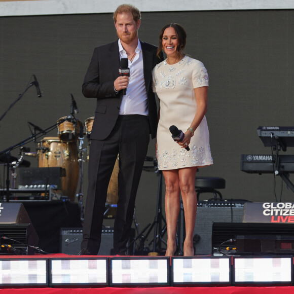 Depuis plusieurs mois et les nombreuses attaques envers elle, Kate Middleton est en effet très en colère.
Prince Harry, Meghan Markle - A travers le monde, de nombreuses personnalités se sont mobilisées pour l'événement "Global Citizen Live". Le 26 septembre 2021. 