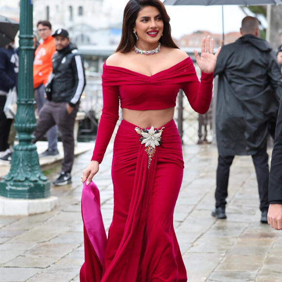 Priyanka Chopra - Soirée "Bulgari Mediterranea High Jewelry" au Palais des Doges à Venise en Italie le 16 mai 2023. 