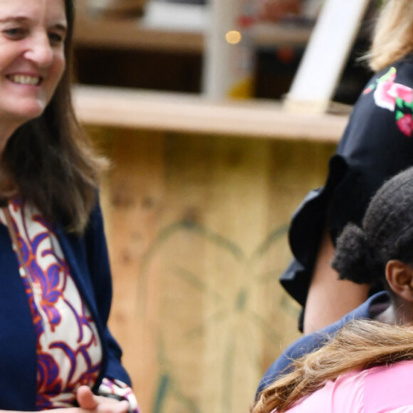 Catherine (Kate) Middleton, princesse de Galles, à l'exposition horticole "Chelsea Flower Show" à l'hôpital royal de Chelsea à Londres, le 22 mai 2023. 