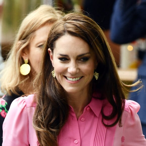 Le Chelsea Flower Show est une événement qu'elle aime beaucoup.
Catherine (Kate) Middleton, princesse de Galles, à l'exposition horticole "Chelsea Flower Show" à l'hôpital royal de Chelsea à Londres, le 22 mai 2023. 