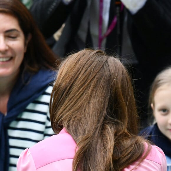 Catherine (Kate) Middleton, princesse de Galles, à l'exposition horticole "Chelsea Flower Show" à l'hôpital royal de Chelsea à Londres, le 22 mai 2023. 