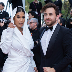 Ayem Nour a été bloquée au Maroc pendant des mois.
Ayem Nour et Quentin Delcourt - Montée des marches du film " Club Zéro " lors du 76ème Festival International du Film de Cannes, au Palais des Festivals à Cannes. © Olivier Borde / Bestimage