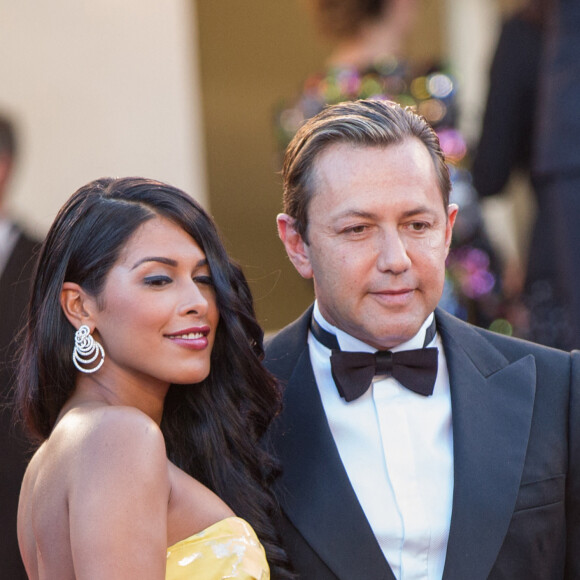 Ayem Nour et son compagnon Vincent Miclet - Montée des marches du film "Inside Out" (Vice-Versa) lors du 68 ème Festival International du Film de Cannes, à Cannes le 18 mai 2015.