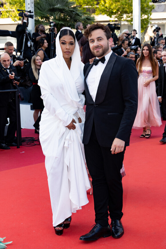 Ayem Nour, Quentin Delcourt - Montée des marches du film " Club Zéro " lors du 76ème Festival International du Film de Cannes, au Palais des Festivals à Cannes. Le 22 mai 2023 © Jacovides-Moreau / Bestimage