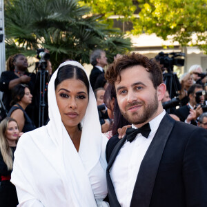 Ayem Nour, Quentin Delcourt - Montée des marches du film « Club Zéro » lors du 76ème Festival International du Film de Cannes, au Palais des Festivals à Cannes. Le 22 mai 2023 © Jacovides-Moreau / Bestimage  Red carpet of the movie « Club Zero » during the 76th Cannes International Film Festival at the Palais des Festivals in Cannes, France. On may 22th 2023 