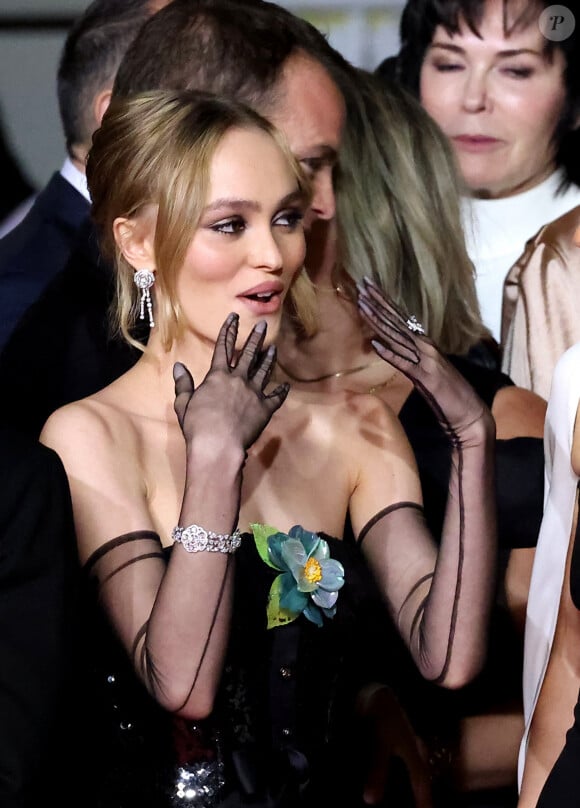 Lily-Rose Depp - Montée des marches du film " The Idol " lors du 76ème Festival International du Film de Cannes, au Palais des Festivals à Cannes. Le 22 mai 2023 © Jacovides-Moreau / Bestimage