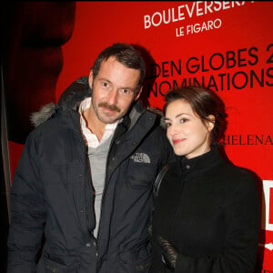 Julien Boisselier et Clémence Thioly lors de la projection du "Discours d'un roi" à Paris en 2011