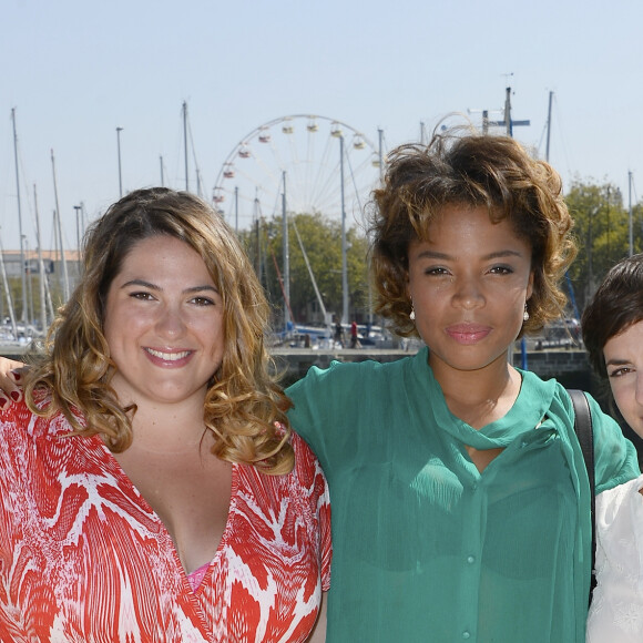 Jina Djemba, Clémence Thioly, Charlotte Gaccio - 16éme Festival de la Fiction à La Rochelle le 11 septembre 2014.