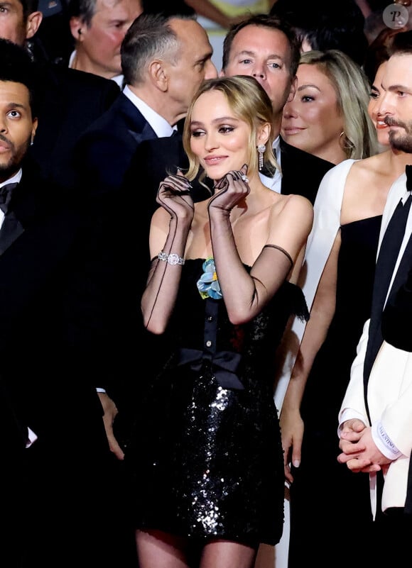 Lily-Rose Depp - Montée des marches du film " The Idol " lors du 76ème Festival International du Film de Cannes, au Palais des Festivals à Cannes. Le 22 mai 2023 © Jacovides-Moreau / Bestimage 