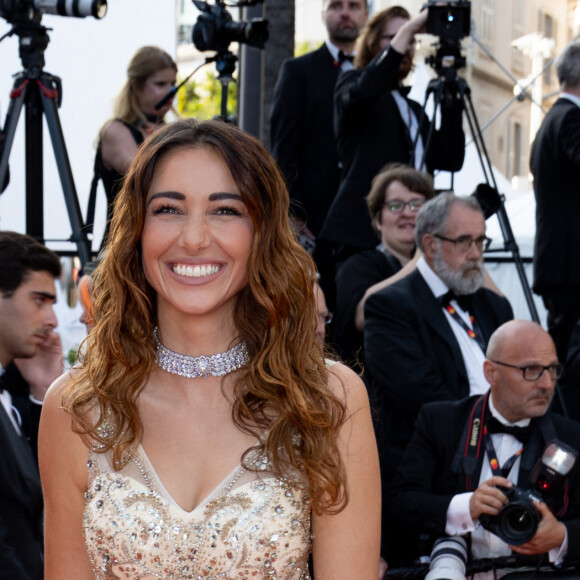 Delphine Wespiser (robe Christophe Guillarmé) - Montée des marches du film " Elémentaire " pour la cérémonie de clôture du 76ème Festival International du Film de Cannes, au Palais des Festivals à Cannes. Le 27 mai 2023 © Jacovides-Moreau / Bestimage 