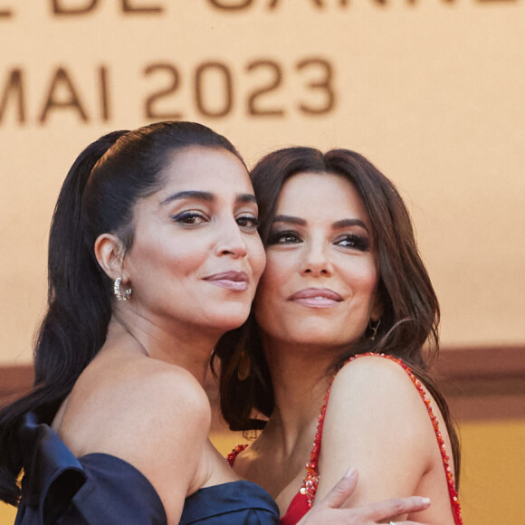 Leïla Bekhti, Eva Longoria - Montée des marches du film " Elémentaire " pour la cérémonie de clôture du 76ème Festival International du Film de Cannes, au Palais des Festivals à Cannes. Le 27 mai 2023 © Jacovides-Moreau / Bestimage 