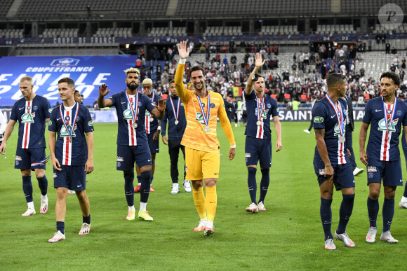 Le Paris Saint Germain remporte la Coupe de France face à l'AS Saint Etienne au Stade de France à Saint-Denis le 24 juillet 2020. © Federico Pestellini/Panoramic/Bestimage 