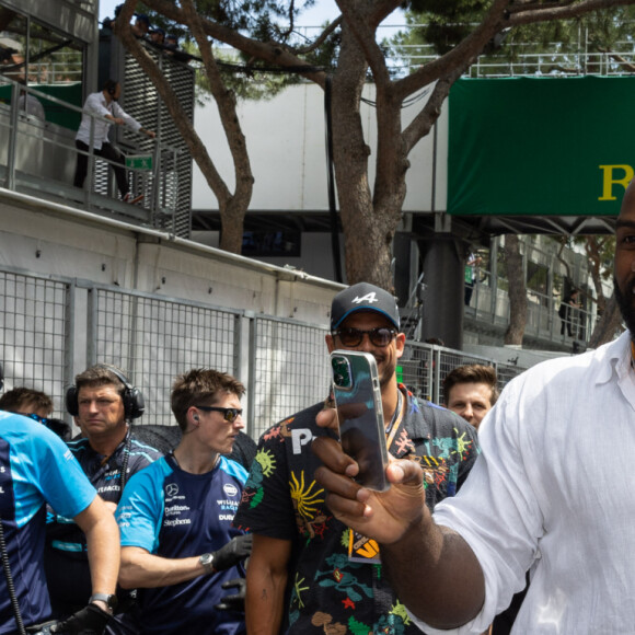 Teddy Riner - People sur la grille de départ lors du 80ème Grand Prix de Monaco de Formule 1 à Monaco le 28 mai 2023. © Olivier Huitel/Pool Monaco