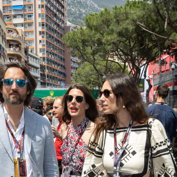 Dimitri Rassam et sa femme Charlotte Casiraghi, Tatiana Santo Domingo - People sur la grille de départ lors du 80ème Grand Prix de Monaco de Formule 1 à Monaco le 28 mai 2023. © Olivier Huitel/Pool Monaco