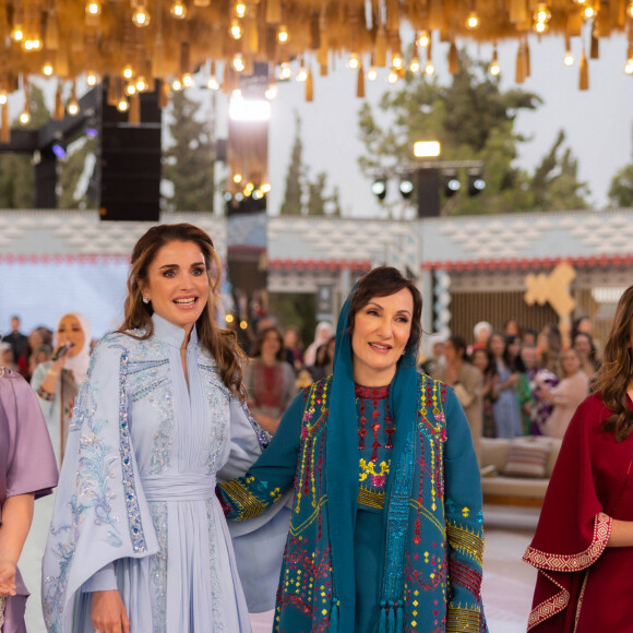 Dîner de pré-mariage du prince Hussein de Jordanie et de Rajwa al Saif, au palais royal à Amman (Jordanie), le 22 mai 2023. Le mariage du fils aîné du roi Abdallah II et de la reine Rania de Jordanie avec Rajwa al Saif, sera célébré le 1er juin 2023. 