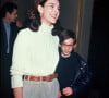 Carole Bouquet et son fils Dimitri Rassam, en 1992