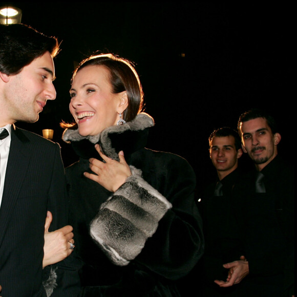 Carole Bouquet et son fils Dimitri Rassam