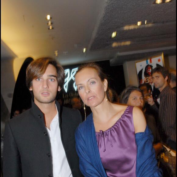 Carole Bouquet et son fils Dimitri Rassam