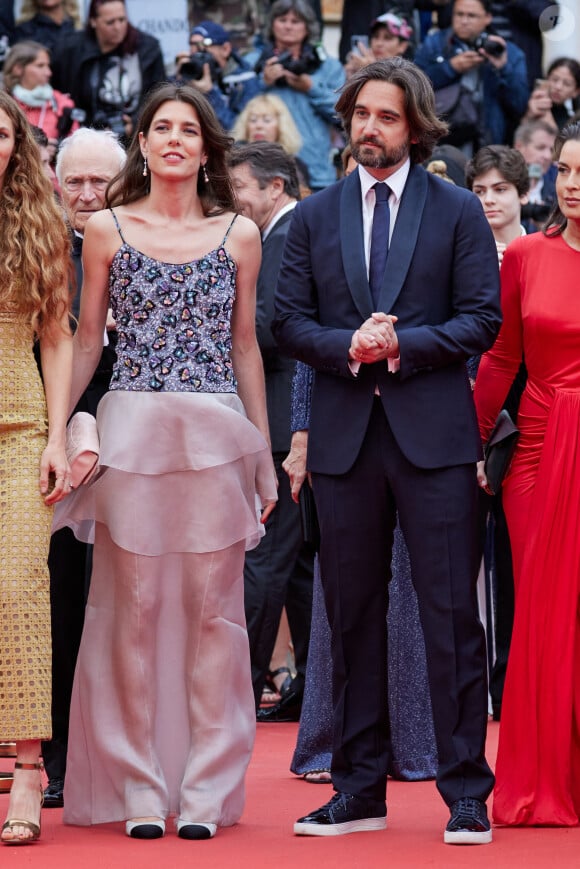 Et puis leurs enfants Dimitri Rassam et Charlotte Casiraghi se sont mariés. 
Charlotte Casiraghi et Dimitri Rassam - Montée des marches du film " Killers of the flower moon " lors du 76ème Festival International du Film de Cannes, au Palais des Festivals à Cannes. Le 20 mai 2023 © Jacovides-Moreau / Bestimage 