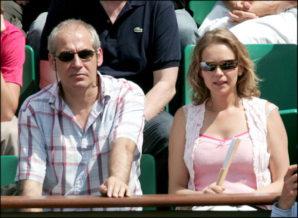 Jerome Anger et Claire Borotra - Tournoi de Roland Garros 2005.