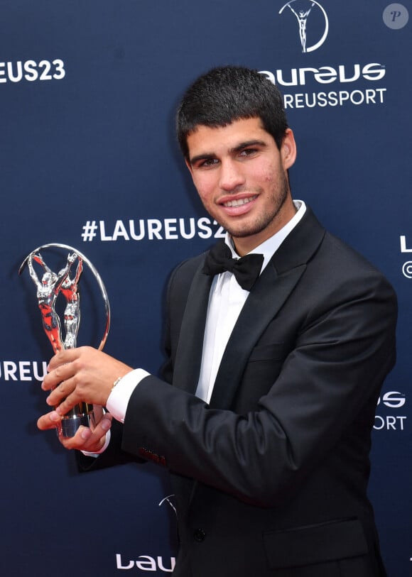 Carlos Alcaraz - Les Lauréats des " 2023 Laureus World Sports Awards" à Paris le 8 mai 2023. © Veeren/Bestimage