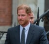 Le prince Harry est arrivé à Londres cette nuit. 
Le prince Harry, duc de Sussex, à la sortie du procès contre l'éditeur du journal "Daily Mail" à Londres. © Tayfun Salci/Zuma Press/Bestimage 