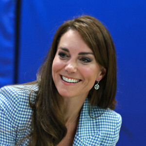 Catherine (Kate) Middleton, princesse de Galles, au Windsor Family Hub à Windsor, le 6 juin 2023. Cette visite a pour but d'en savoir plus sur le travail effectué par l'organisation pour fournir un soutien aux familles de Windsor, Maidenhead et des environs. 