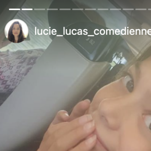 Lucie Lucas emmène sa fille Moïra sur le tournage de la série "Clem" à Paris. Instagram