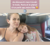 Et elle n'a pas fait le déplacement seule. 
Lucie Lucas emmène sa fille Moïra sur le tournage de la série "Clem" à Paris. Instagram
