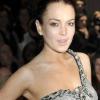 Lindsay Lohan au défilé Cavalli à Milan le 23 février 2010