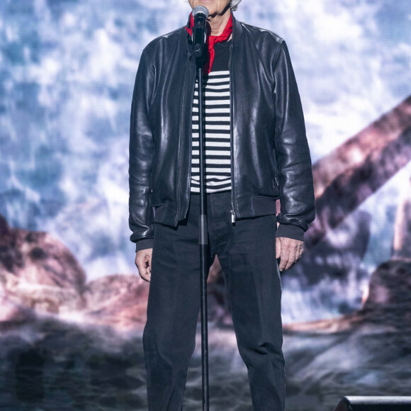 Exclusif - Le chanteur Dave - Enregistrement de l'émission "Joyeux anniversaire Renaud" au Dôme de Paris, diffusée le 10 mai sur France 2 © Cyril Moreau / Bestimage
