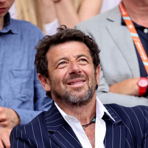 Patrick Bruel - Célébrités en tribunes des Internationaux de France de tennis de Roland Garros 2023 à Paris le 11 juin 2023. © Jacovides-Moreau/Bestimage