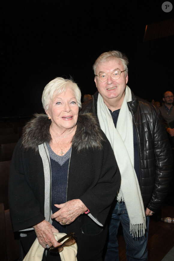 Line Renaud et Dominique Besnehard - Générale du 5ème woman show "N°5 de Chollet" de Christelle Chollet à la Salle Pleyel à Paris, le 17 janvier 2019. © Coadic Guirec/Bestimage