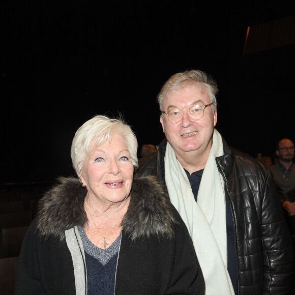 Line Renaud et Dominique Besnehard - Générale du 5ème woman show "N°5 de Chollet" de Christelle Chollet à la Salle Pleyel à Paris, le 17 janvier 2019. © Coadic Guirec/Bestimage