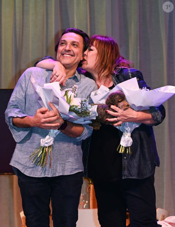 Photo Exclusif Michèle Bernier Et Olivier Sitruk 100ème De La Pièce Je Préfère Quon 