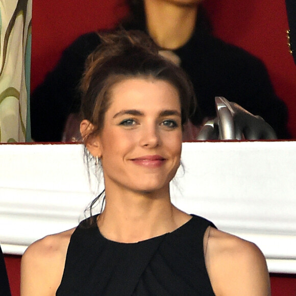 Charlotte Casiraghi et Gad Elmaleh - Soirée de cloture du 20ème Jumping International de Monte-Carlo au Port Hercule de Monaco à Monte-Carlo, le 27 juin 2015. La compétition célèbre cette année un double anniversaire : les 20 ans du Jumping et les 10 ans du Longines Global Champions Tour. 