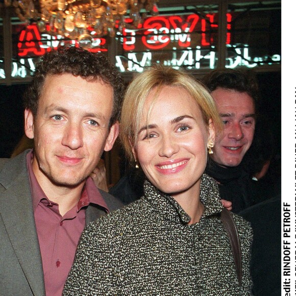 Dany Boon et Judith Godrèche à la générale d'Hysteria le 17 octobre 2002