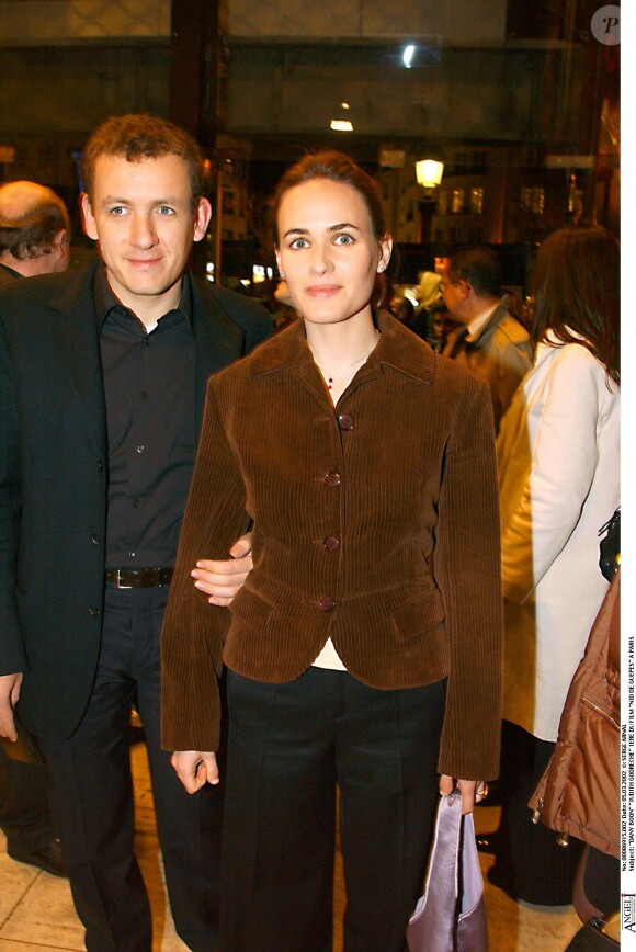 Dany Boon et Judith Godrèche à la première du film "Nid de guêpes" à Paris le 5 mars 2002.