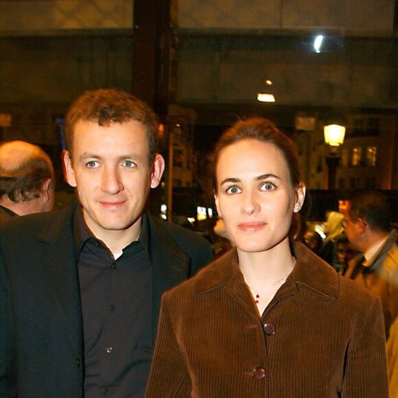 Dany Boon et Judith Godrèche à la première du film "Nid de guêpes" à Paris le 5 mars 2002.