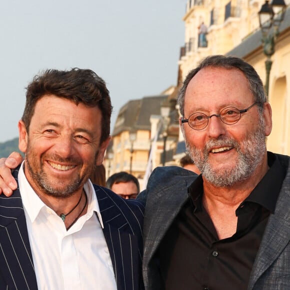 Patrick Bruel et Jean Reno sur le tapis rouge du prix du court métrage lors du 37ème festival du film de Cabourg (37ème journées romantiques du 14 au 18 juin 2023), à Cabourg, France, le 16 juin 2023. © Coadic Guirec/Bestimage 