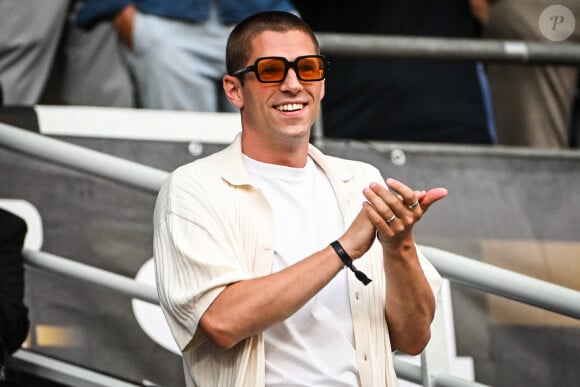 Hervé Le Sourd en tribunes lors de la finale de rugby Top 14 opposant le Stade Toulousain Rugby (Toulouse) au Stade Rochelais (La Rochelle) au Stade de France à Saint-Denis, Seine Saint-Denis, le 17 juin 2023. Toulouse a gagné 29-26. © Matthieu Mirville/Bestimage 