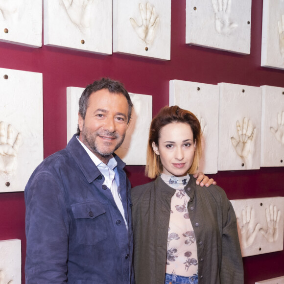 Exclusif - Suzane (Océane Colom), Bernard Montiel lors de l'enregistrement de l'émission "Olympiascope" à Paris. Le 20 avril 2022 © Jack Tribeca / Bestimage